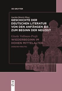 Couverture_Wiederbeginn volkssprachiger Schriftlichkeit im hohen Mittelalter
