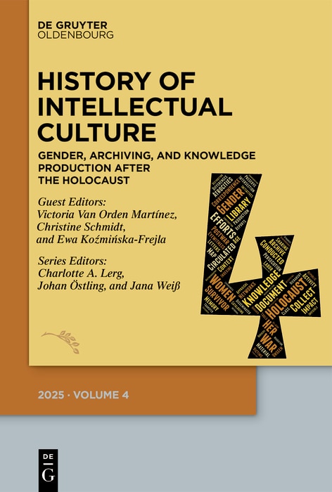 Front cover_History of Intellectual Culture 4/2025