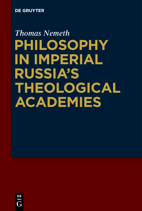 Front cover_Philosophy in Imperial Russia’s Theological Academies