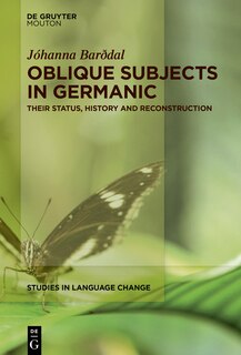 Front cover_Oblique Subjects in Germanic