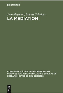 Front cover_La Mediation