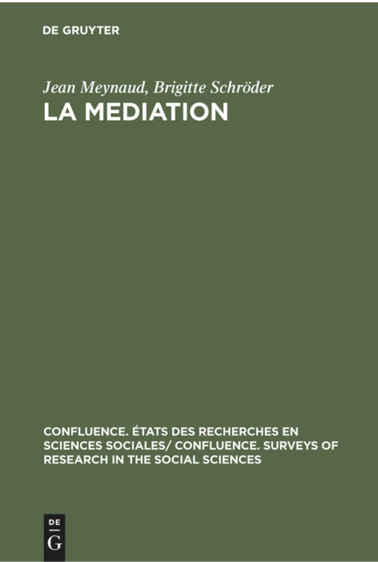 Front cover_La Mediation