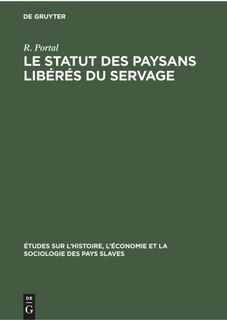 Couverture_Le Statut des paysans libérés du servage