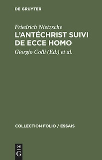 Couverture_L’Antéchrist suivi de Ecce Homo