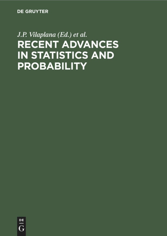 Front cover_Recent Advances in Statistics and Probability