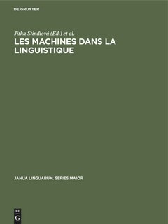 Front cover_Les machines dans la linguistique
