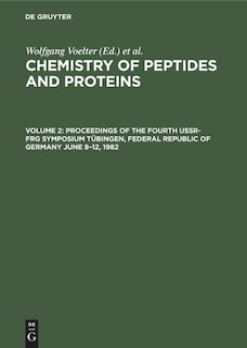 Proceedings of the Fourth USSR-FRG Symposium Tübingen, Federal Republic of Germany June 8–12, 1982