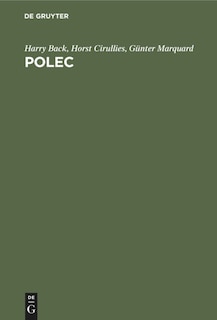 Polec: Dictionary of politics and economics / Dictionnaire de politique et d'économie / Worterbuch für Politik und Wirtschaft