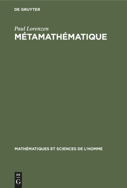 Front cover_Métamathématique