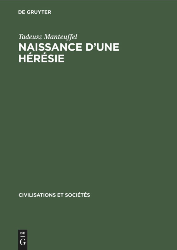 Couverture_Naissance d’une hérésie