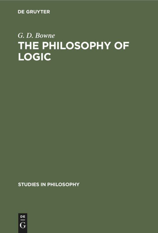 Front cover_The Philosophy of Logic