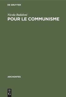 Front cover_Pour le communisme