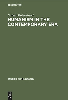 Front cover_Humanism in the contemporary era