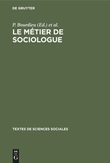 Couverture_Le métier de sociologue