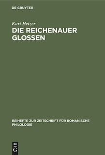 Front cover_Die Reichenauer Glossen
