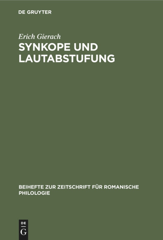 Couverture_Synkope und Lautabstufung
