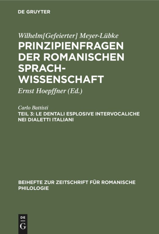 Couverture_Le dentali esplosive intervocaliche nei dialetti italiani