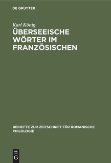 Front cover_Überseeische Wörter im Französischen