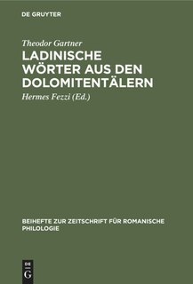 Couverture_Ladinische Wörter aus den Dolomitentälern