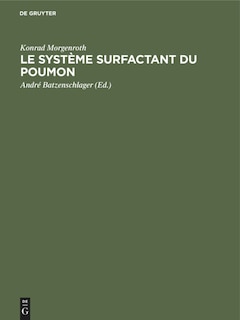 Front cover_Le syst&egrave;me surfactant du poumon