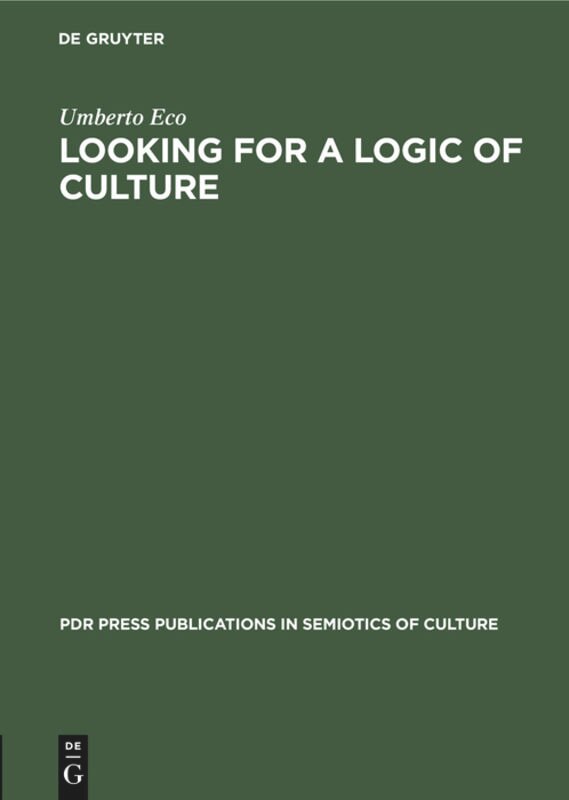 Front cover_Looking for a Logic of Culture