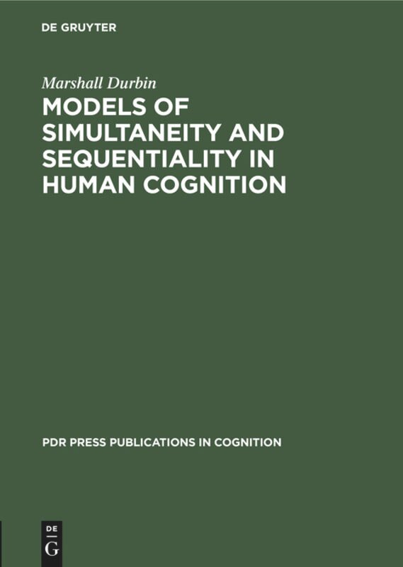 Couverture_Models of Simultaneity and Sequentiality in Human Cognition