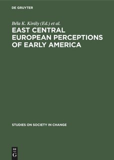 Couverture_East Central European Perceptions of Early America