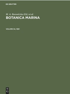 Botanica Marina. Volume 34, 1991