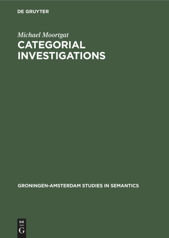 Front cover_Categorial Investigations