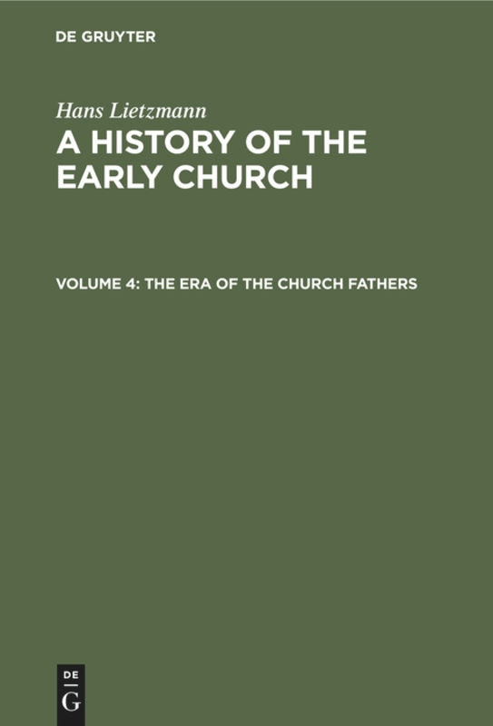 Front cover_The Era of the Church Fathers