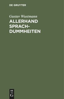 Front cover_Allerhand Sprachdummheiten