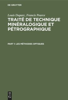 Front cover_Les méthodes optiques