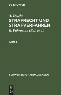 Front cover_Strafrecht und Strafverfahren