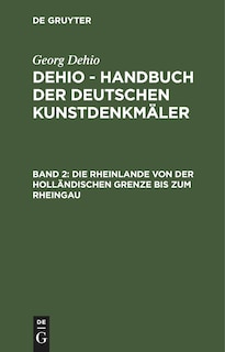 Front cover_Die Rheinlande von der holländischen Grenze bis zum Rheingau
