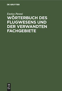 Couverture_Wörterbuch des Flugwesens und der verwandten Fachgebiete