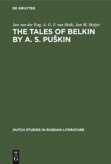 Front cover_The Tales of Belkin by A. S. Puškin