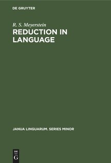 Front cover_Reduction in Language