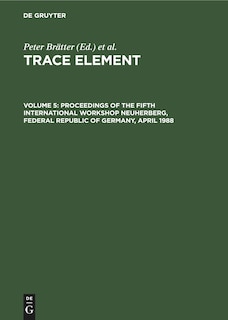 Front cover_Proceedings of the Fifth International Workshop Neuherberg, Federal Republic of Germany, April 1988