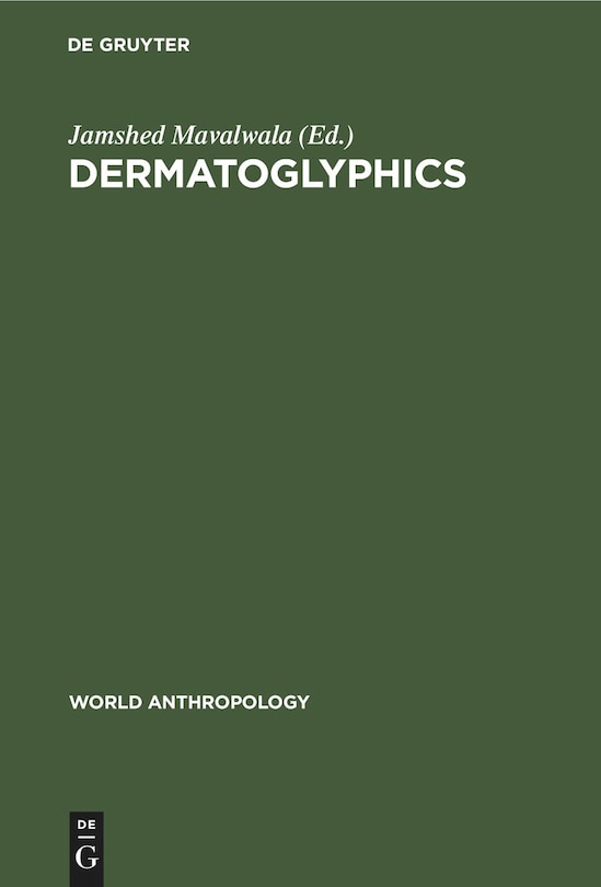 Front cover_Dermatoglyphics