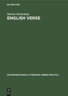 Front cover_English Verse