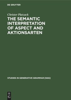 Couverture_The Semantic Interpretation of Aspect and Aktionsarten