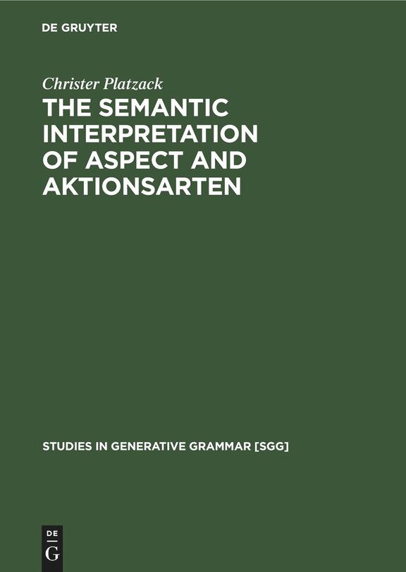 Couverture_The Semantic Interpretation of Aspect and Aktionsarten