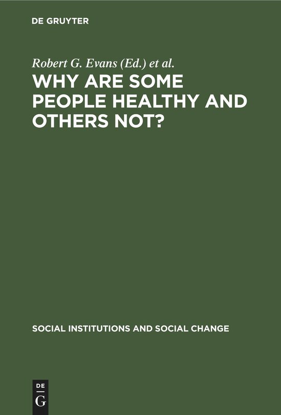 Front cover_Why Are Some People Healthy and Others Not?