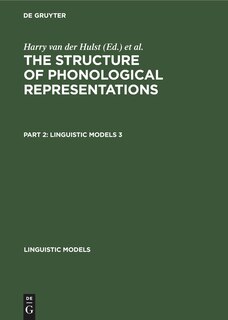 Couverture_The Structure of Phonological Representations. Part 2