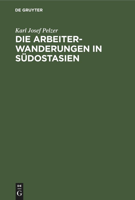 Couverture_Die Arbeiterwanderungen in S&uuml;dostasien