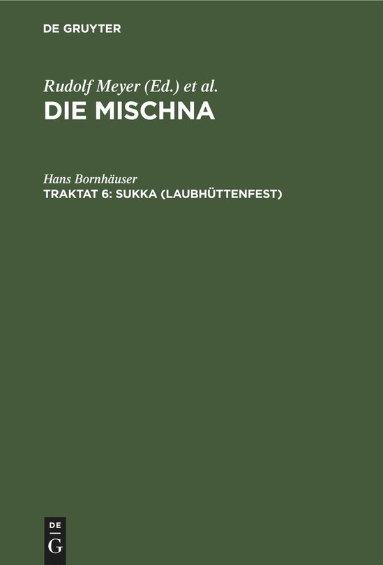 Front cover_Sukka (Laubhüttenfest)