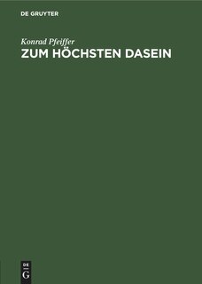 Front cover_Zum Höchsten Dasein