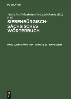 Front cover_(D - Dyrner). (E - einmessen)