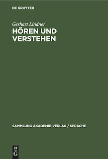 Front cover_Hören und Verstehen