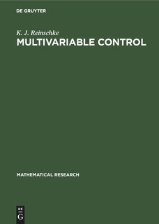 Front cover_Multivariable Control